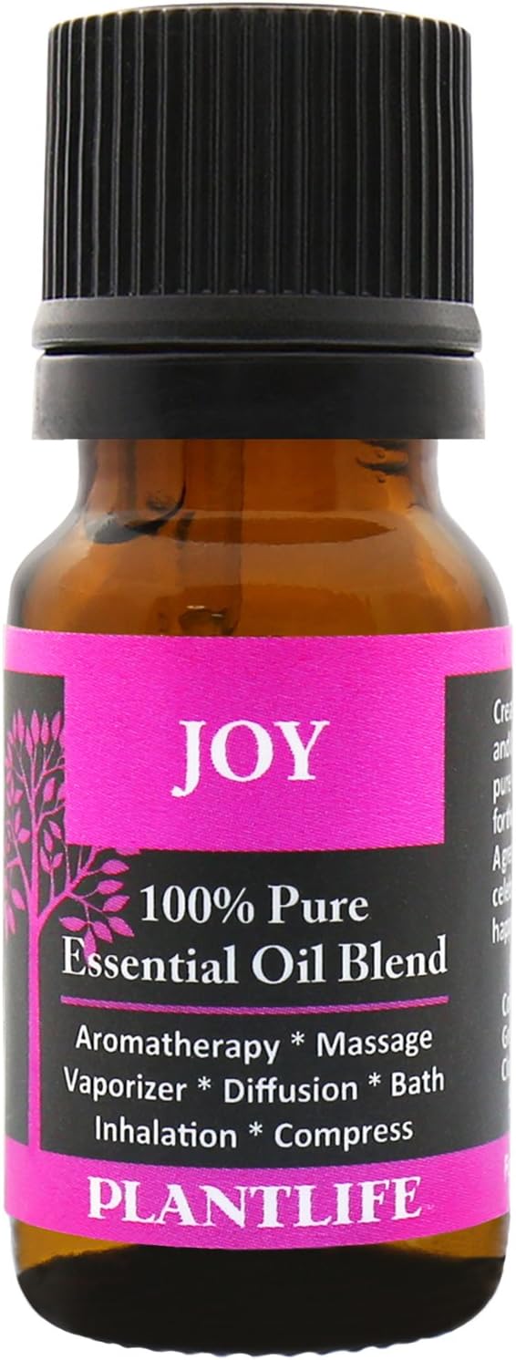Plantlife Joy Aromatherapy Essential Oil Blend - Straight from The Plant 100% Pure Therapeutic Grade - No Additives or Fillers - Made in California 10 ml - Bloomnest