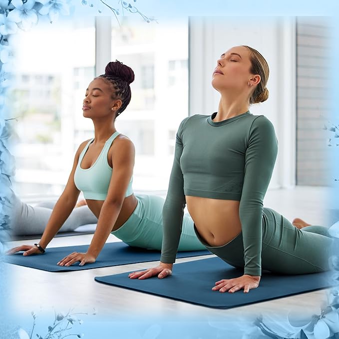 Timgle 6 Pack Yoga Mats Bulk Non Slip Exercise Yoga Mat Thick Anti Slip Tear Resistant Sports Gym for Fitness Stretching Home Workout and Studio - Bloomnest