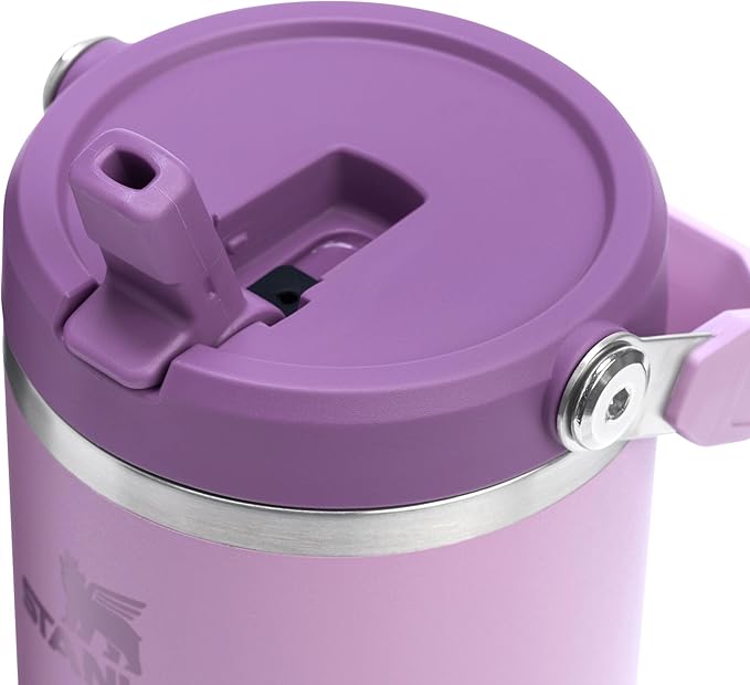 STANLEY IceFlow 2.0 Flip Straw Tumbler with Handle 40 oz | Twist On Lid and Flip Up Straw | Leak Resistant Water Bottle | Insulated Stainless Steel | BPA-Free | Lilac - Bloomnest