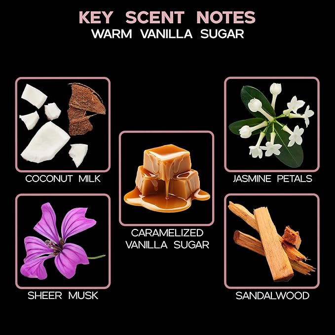 LOVSPA Warm Vanilla Sugar Diffuser Oil - Luxury Essential Oils for Diffuser Refill & Air Freshener Room Spray - Long-Lasting & Natural Home Fragrance, Scented Oil for Diffusers, USA Made, 4oz - Bloomnest