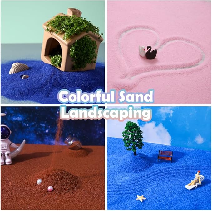 HappyFiller Dark Brown Sand Decorative Fine Unity Sand with Storage Container for Crafts,Wedding Ceremony,Vase Filler,Home Decoration,28 OZ - Bloomnest