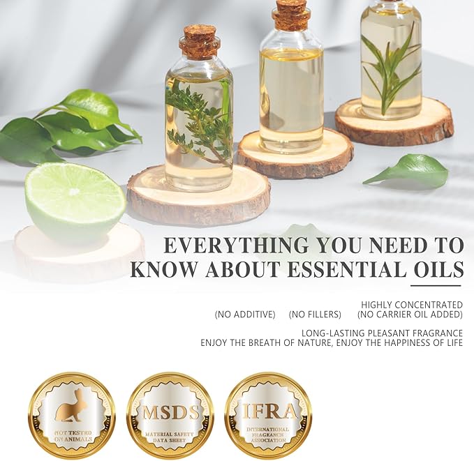 MAYJAM Cajeput Essential Oil, 3.38FL.OZ Pure Essential Oils with Glass Dropper, Large Volume Cajeput Oil, Perfect for Massage, DIY Candle and Soap Making (100ML) - Bloomnest
