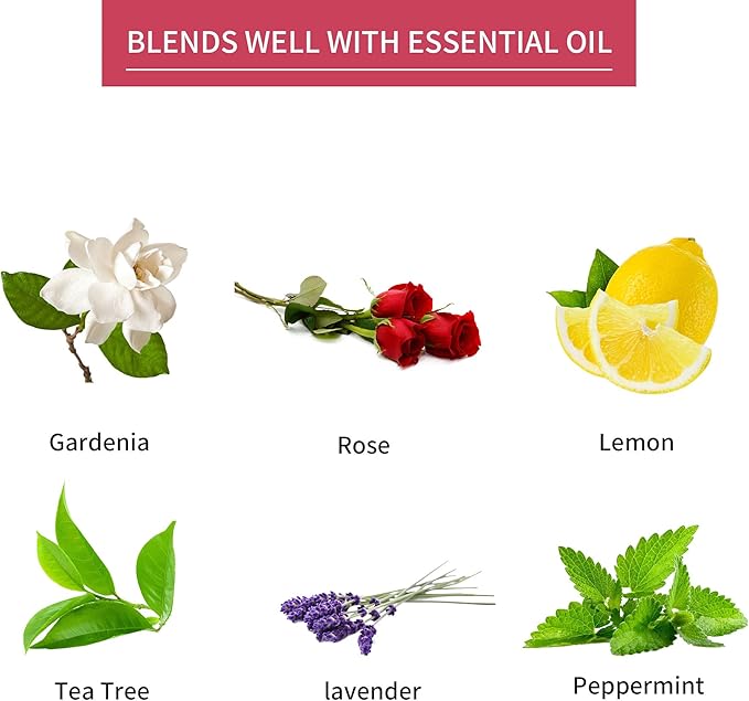 Sedbuwza Peony Essential Oil, Pure Organic Peony Fragrance Oil for Diffuser, Humidifier, Soap, Candle, Perfume Sedbuwza