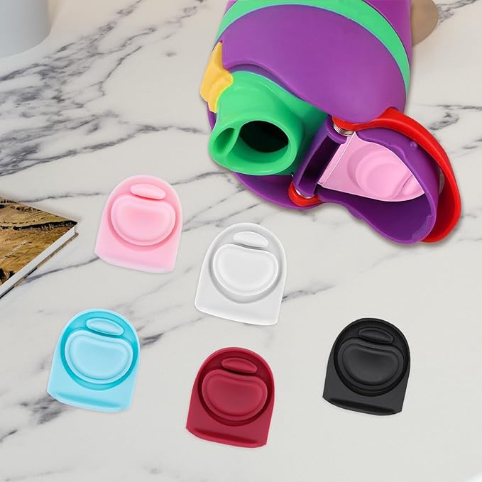 5pcs Replacement Stopper Seal Compatible with Owala FreeSip 24oz 32oz,Water Bottle Lid Insert Cap Rubber Seal Parts for Owala 16/19/24/32/40oz Spout Gasket Mouth piece Accessories F6 Frokolla