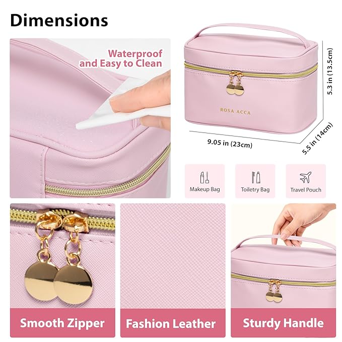 25 Pcs Valentines Day Gifts for Women, Luxury Rose Bath & Body Gift Set, Hydrating Skin Care Kit, Self Care Gifts, Cosmetic Bag, Necklace, Christmas, Birthday, Mothers Day, Anniversary - Bloomnest