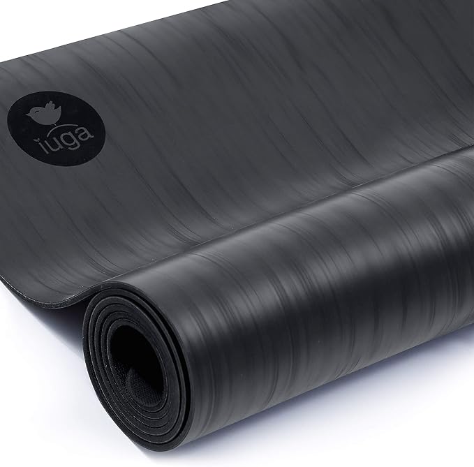 IUGA Pro Yoga Mat Non Slip Pilates Mat Anti-tear Eco Friendly Hot Yoga Mat with SGS Certified Material Free Carrying Strap Included