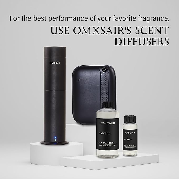 Hotel Scnet Diffuser Oil Santal 16.9Fl Oz(500ml) Value Size - Air Freshener Hotel&Car,Home- Luxury Essential Oils for Diffuser Refill - Bigger Bottle, Longer Lasting, Stronger Scent - Bloomnest