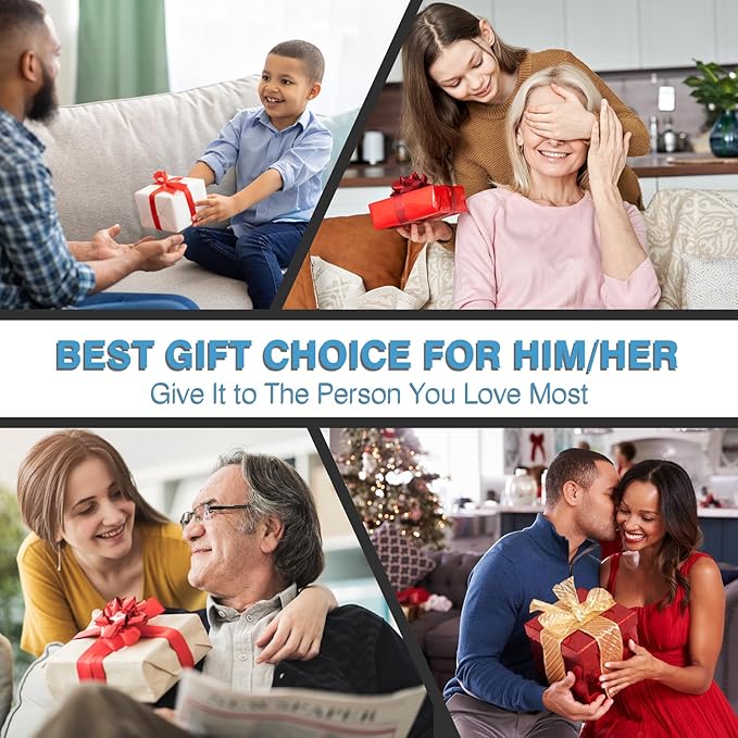 cotsoco Massage Gun Deep Tissue for Pain Relief with 4 Massage Heads & 6 Speeds, Electric Mini Handheld Body Massager for Any Pain Relief, Best Gifts for Dad and Mom - Bloomnest