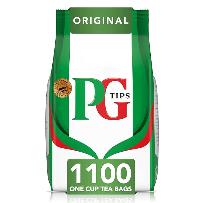 PG Tips One Cup Original Tea Bags (Pack of 1, Total 1100 Tea Bags) - Bloomnest