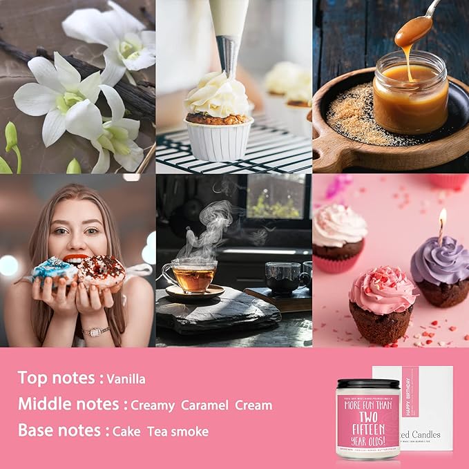 30th Birthday Gifts for Women, Perfect Birthday Present, Funny Presents for Mom, Friends, Wife, Sister, 7oz Vanilla Cream-Scented Candle - Bloomnest