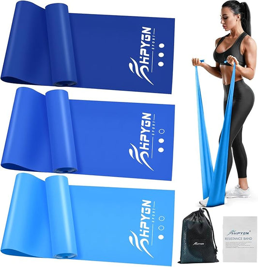 Resistance Bands, Exercise Bands, Physical Therapy Bands for Strength Training, Yoga, Pilates, Stretch Elastic Band with Different Strengths, Workout Bands for Home Gym - Bloomnest
