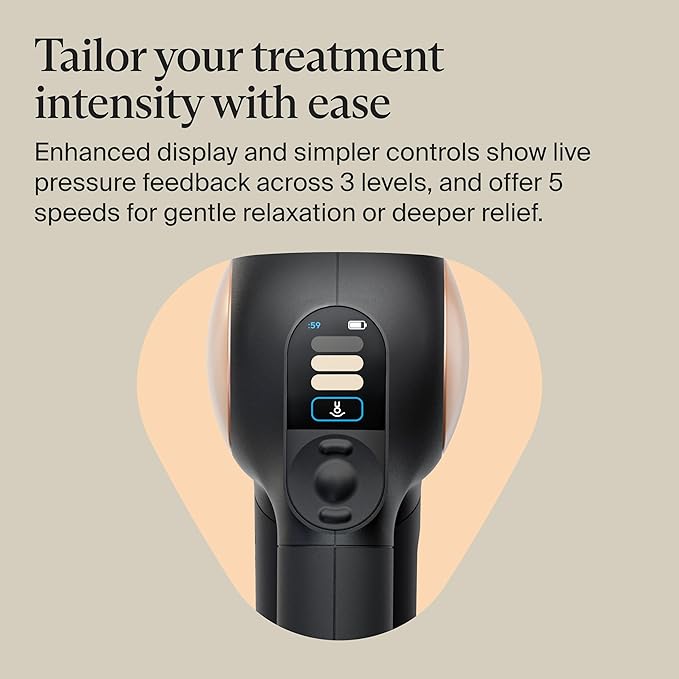 TheraGun Sense (2nd Generation) Massage Gun by Therabody - Relaxing Massage Gun with Built-in Guided Routines for Easy Stress Relief, Tension & Sleep - Bloomnest