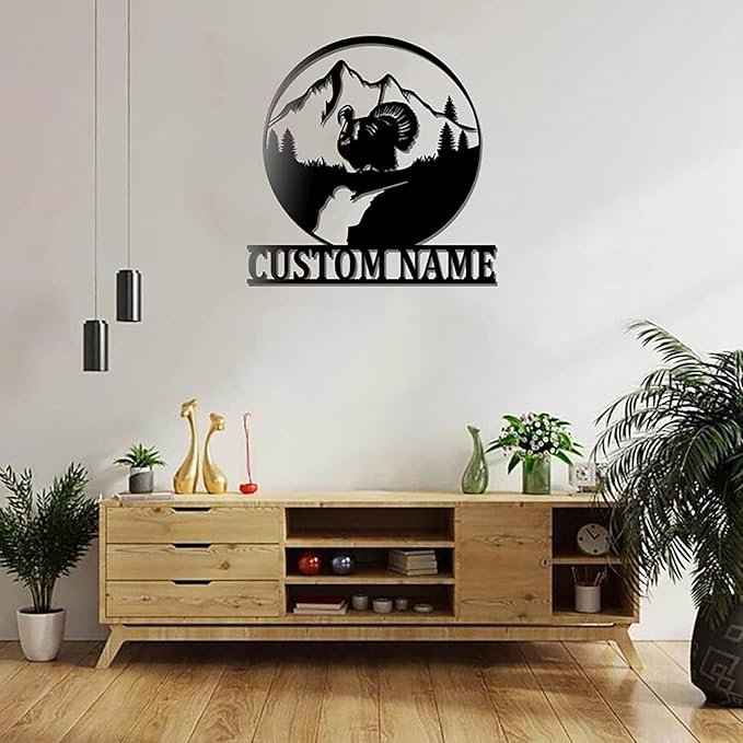 Lovely POD Personalized Hunting Metal sign, Hunting Art, Custom Turkey Hunting V1 Metal Wall Art Led Light, Personalized Hunter Name Sign Decoration For Home, Turkey Hunting Home Decor Housewarming - Bloomnest