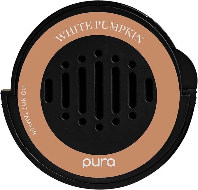 Pura Car Scent Refill - Fragrance for Pura Car Diffuser - Clean & Safe Luxury Diffuser Scent - Long-Lasting Fragrance for 30 Days of Aroma- White Pumpkin - Bloomnest