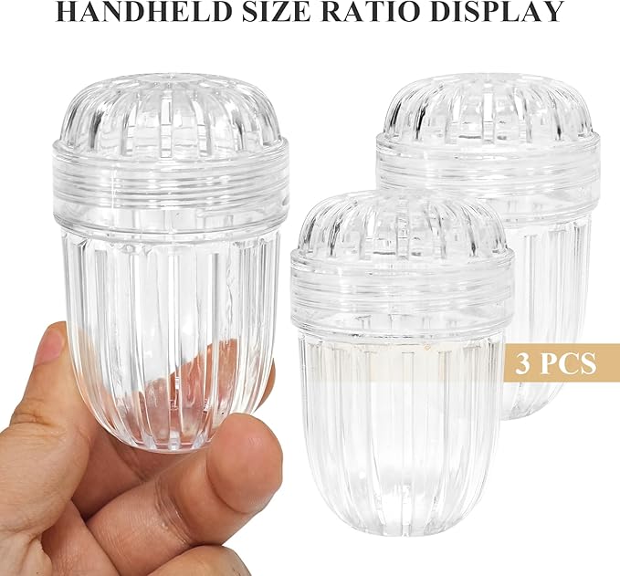 3PCS Fruit Infuser,Plastic Mesh Detachable Tea Infuser Strainer Balls for Loose Leaf Tea/Coffee/Fruit, Compatible with Stanley/Hydro Flask Wide Mouth Bottles,Transparent Tea Diffuser Basket with Lid - Bloomnest