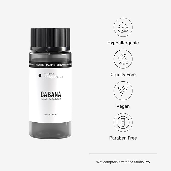 Hotel Collection Diffuser Oil - Cabana - Aromatherapy Essential Fragrance Oil - Botanical Jasmine, Bergamot & Fresh Marine - 50ML 1.7 Fl oz - Bloomnest