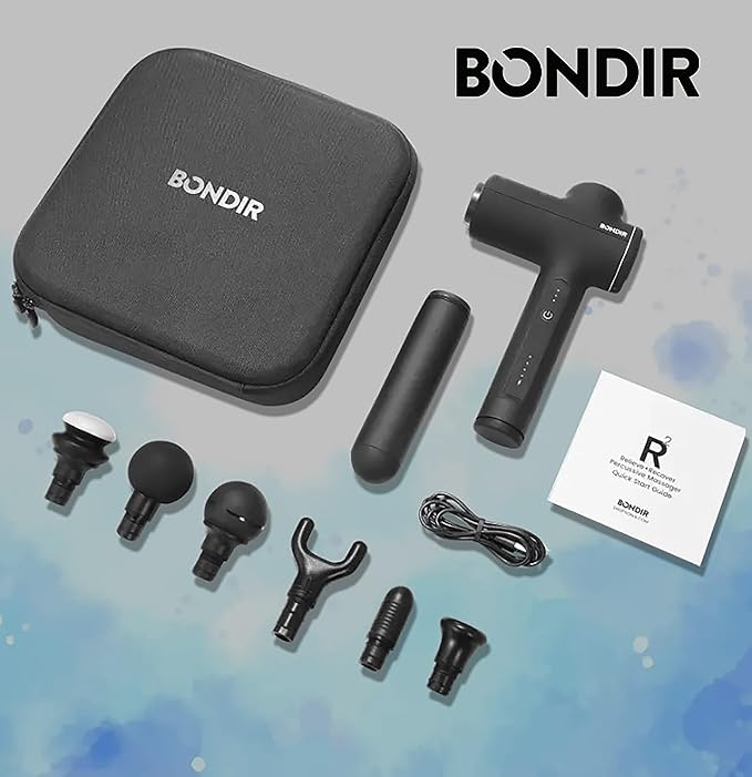 R2 Massage Gun - Percussion Deep Tissue Back Massager with Extension Handle - Bloomnest