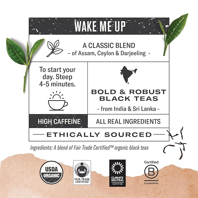 Numi Organic Black Tea Variety, 18 Tea Bags (Pack of 3), Breakfast Blend, Aged Earl Grey & Golden Chai (Packaging May Vary) - Bloomnest