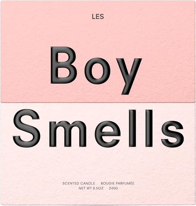 Boy Smells Les Scented Candle for Men and Women, Coconut, Beeswax, & Soy Candle Blend, Aromatherapy Candles for Home, 8.5 oz Jar, 50 Hour Burn - Bloomnest