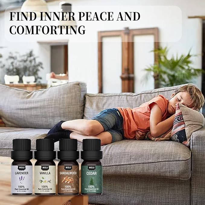 Essential Oils Set Top 12 Aromatherapy-Essential Oils for Diffuser for Home,Air Freshening Diffuser Oils Scents for Aromatherapy,Laundry,Candle&Soap Making,Humidifiers 12 X 5ML - Bloomnest