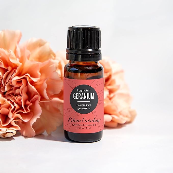 Edens Garden Geranium-Egyptian Essential Oil- 100% Pure Premium Grade, Undiluted, Natural, Therapeutic, Aromatherapy, The Best for Diffuser, Skin, Face, Hair 118 ml (4 fl oz) EdensGarden