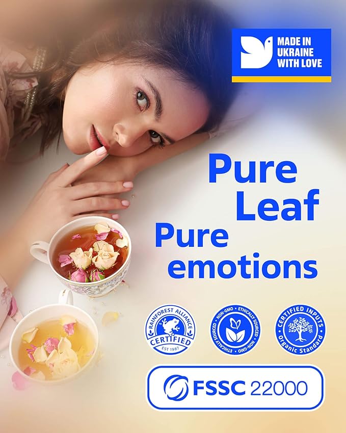 LOVARE Tea Bags Variety Pack - Made in Ukraine - Black and Green, Floral Berry, Mixed Blend Assorted Collection - Tea Sampler - Gift Sets for Tea Lovers (30 Bags - 6 Tastes)