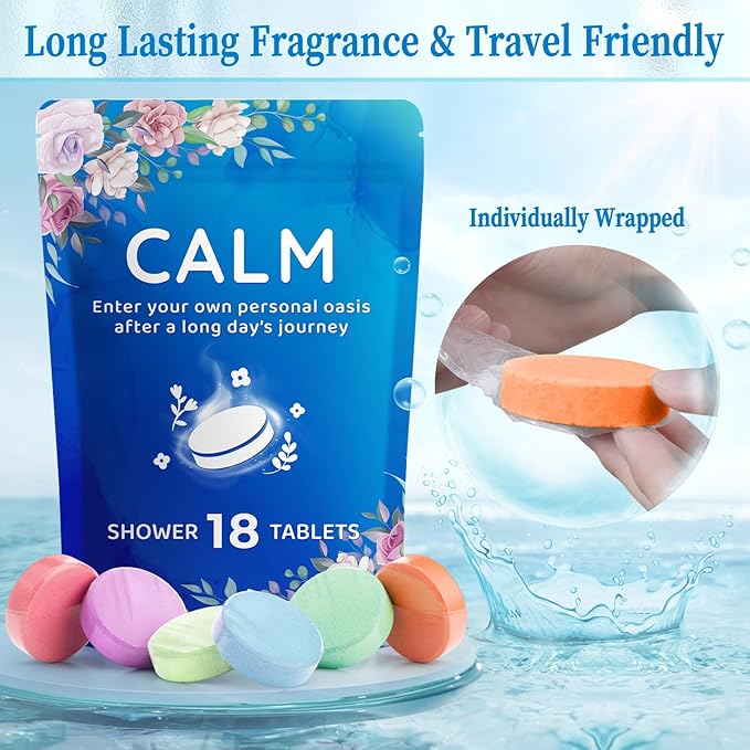 36-Pack Shower Steamers Aromatherapy, Shower Bath Bombs with Individually Wrapped, Variety Shower Tablets, Valentines Day Gifts for Her and Him, Birthday Presents for Women(2 Sets) - Bloomnest
