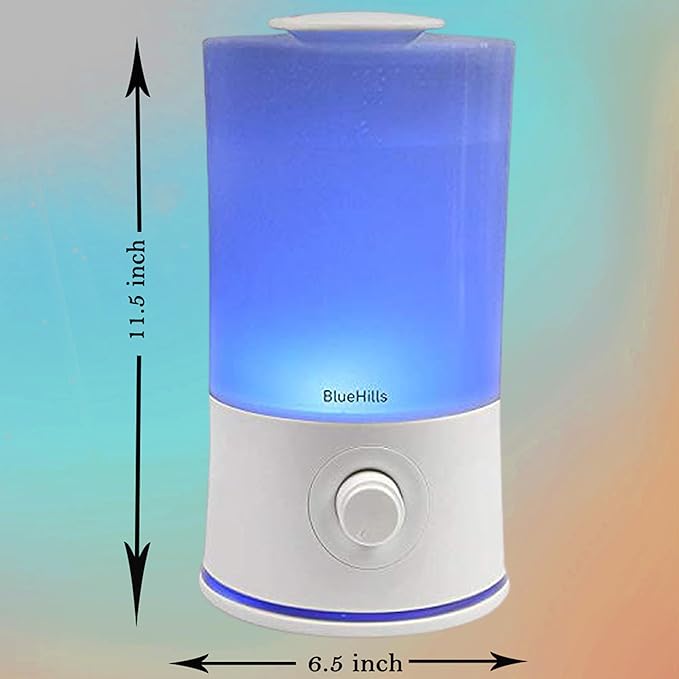 BlueHills Premium 2000 ML XL Large Essential Oil Diffuser Aromatherapy Humidifier for Large Room Home 40 Hour Run Huge Coverage Area 2 Liter Extra Large Capacity Huge Diffuser High Mist White E001 - Bloomnest