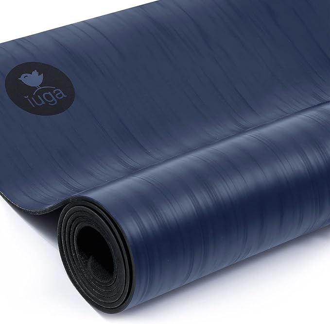 IUGA Pro Yoga Mat Non Slip Pilates Mat Anti-tear Eco Friendly Hot Yoga Mat with SGS Certified Material Free Carrying Strap Included