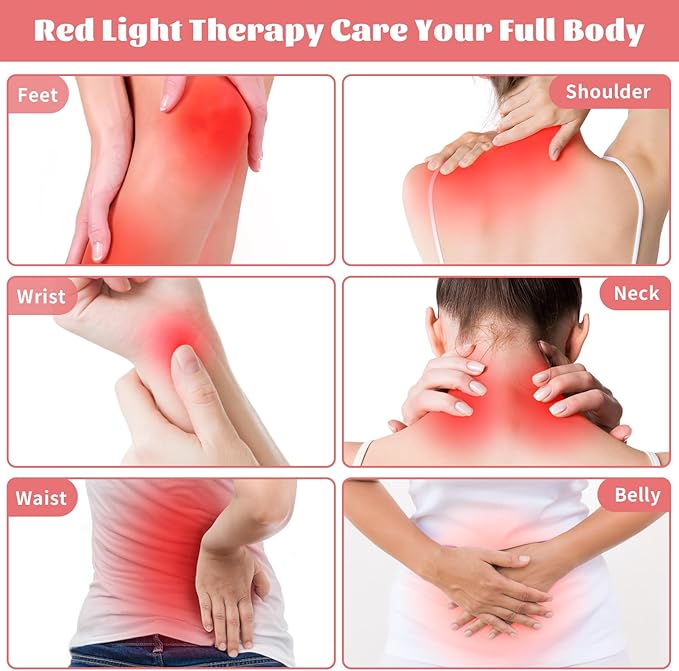 135 Red Light Therapy for Face and Body, Multifunction Red Light Therapy with Stand, Dual Different LEDs(660nm& 850nm) Light with Belt and Stand LITDUCK