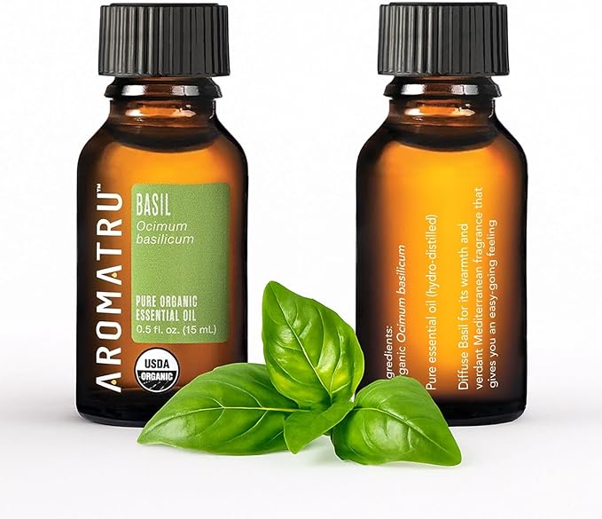 Inspire Essential Oil Kit – Clary Sage, Basil, Bergamot, and Rosemary Verbenone – Organic & Wildcrafted – ISO Certified – No Synthetic Fillers – Ethically Sourced - Bloomnest