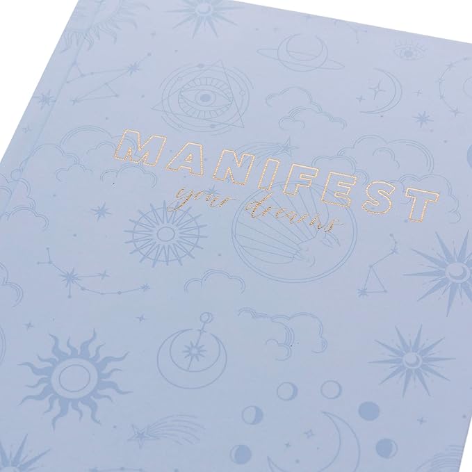 Graphique Self Care Journal | Manifest Design | Affirmations, Goals, Reflections | Guided Notebook with Prompts | Daily Mindfulness Planner | Gift for Women | 256 Pages | 6” x 8” - Bloomnest