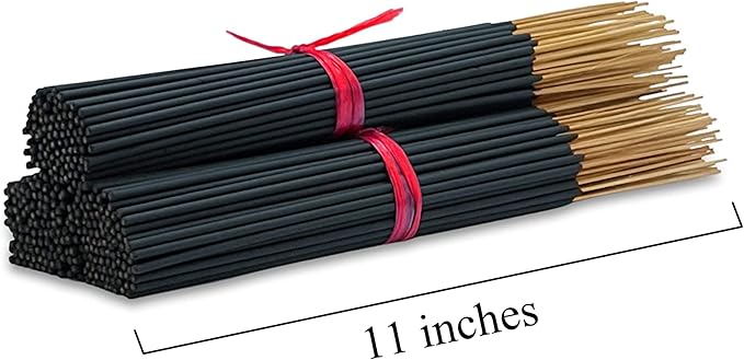 Balsam and Cedar Incense Sticks 11" - 1 Bundle 85 to 100 Sticks - Smooth and Clean Long Burn Time, 45 to 60 Minutes. - Bloomnest