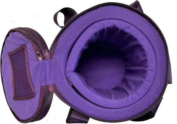 FMTY 12inch Carrying Bag for crystal singing bowl for Meditation, Yoga, Spiritual Healing travel bag for Crystal sound healing bowl… (12Inch, Purple) - Bloomnest