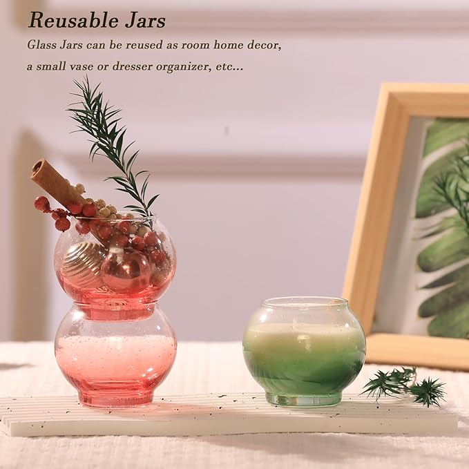 Scented Candles Set 12 Pack, Jar Candles for Home Scented, 4 oz Small Soy Wax Candle, 25 Hour Long Lasting, Aromatherapy Relaxing Candle for Women, Decorative, Christmas Gift - Bloomnest