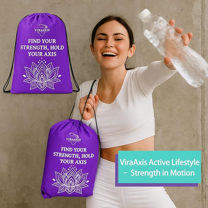Foldable Yoga Mat Set for Women Including Thin Non Slip Yoga Mat with Bag,Yoga Blocks 2 Pack with Strap, Knee Pads,Pilates Ball,Pilates & Yoga Kit for Beginners For Home Workouts, Outdoor, Travel - Bloomnest
