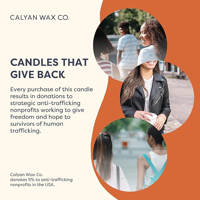 Calyan Wax Co. Golden Cider & Nutmeg 3 Wick Scented Candle - 43 Hour Burn - Luxury 3 Wick Soy Candles - Non Toxic Soy Wax Candles - Long Lasting Large Glass Jar Candle for Home - 14.9oz - Bloomnest