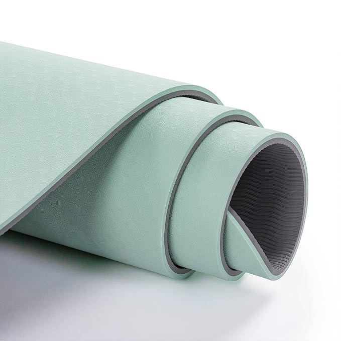 UMINEUX Yoga Mat Extra Thick 1/3'' & 2/5" Non Slip Yoga Mats for Women Eco Friendly TPE Fitness Exercise Mat with Carrying Sling & Storage Bag - Bloomnest