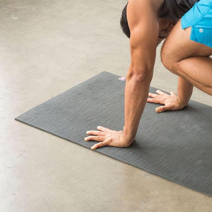 MANDUKA eKOLite Yoga Mat - 4mm Natural Rubber | Eco-Friendly | Soft Textured Surface | Natural Next-to-Skin Feel - Bloomnest