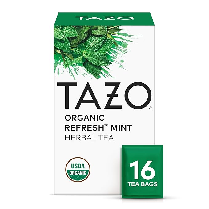 TAZO Tea Bags, Passion, Chamomile, Mint, Organic Green Ginger (1ea) (Variety Pack) - Bloomnest