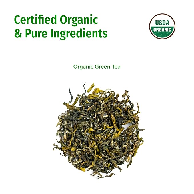 NEPAL TEA Organic Green Tea Loose Leaf - From a Family Farm in the Himalayas - Award-Winning Premium Green Tea Leaves Loose Leaf - 3.5oz /100g (Ganesha Green) - Bloomnest