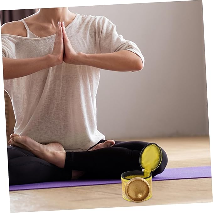 BESTonZON Durable Singing Bowl Case with Zipper Closure for Safe Storage Lightweight Meditation Bag for Buddha Sound Bowls for Yoga and Mindfulness Practices - Bloomnest