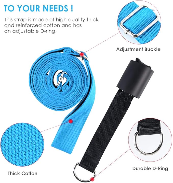 Leg Stretcher, Door Flexibility & Stretching Leg Strap - Great for Ballet Cheer Dance Gymnastics or Any Sport Leg Stretcher Door Flexibility Trainer Premium Stretching Equipment - Bloomnest