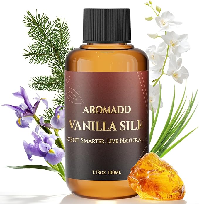 AROMADD Hotel Collection Diffuser Oil Vanilla Silk– Inspired by Luxury Hotel Scent for Waterless & Cold Air Diffusers –3.38 Fl Oz (100ml) Long-Lasting Home Fragrance for Living Room & Bedroom - Bloomnest