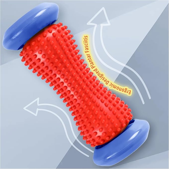 Portable Plantar Fasciitis Massager Foot Roller, an Effective Deep Tissue Muscle Massager and Foot Pain Relief Tool, Ideal as a Relaxation Gift and Reflexology for Nerve Relaxation - Bloomnest
