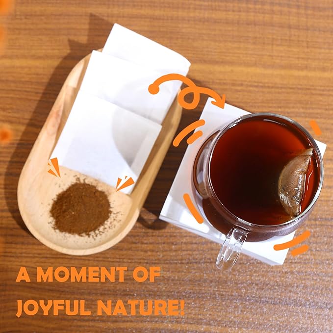 TEARELAE - Chaga Tea - 2g x 40 Count - Wild Harvest from Siberia - 100% Pure Natural Chaga Mushroom Tea Bag - Additive-Free - Non-GMO - Caffeine-free - Bloomnest