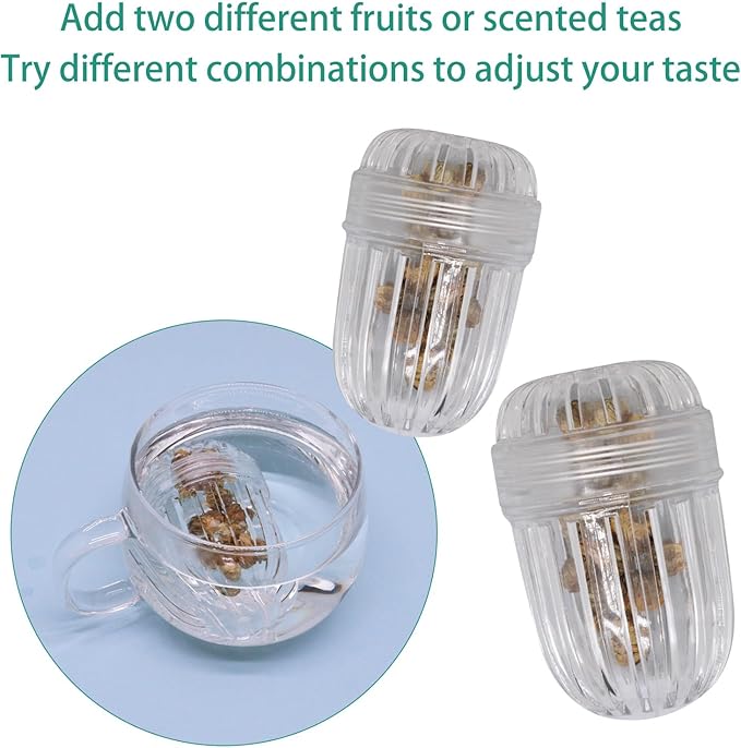 4pcs Fruit Infuser Insert, Tea Infuser Bottle Ball for Wide Mouth Bottles - Bloomnest