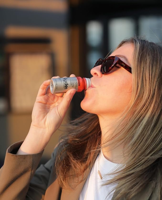 Ryde: Energize Shot | Tropical Flavor | Green Tea Caffeine, Taurine, Ginseng Extract & B Vitamins | 0 Calories, 0 Sugar | 2 FL OZ Shots | Boosts energy* (8 Pack) - Bloomnest