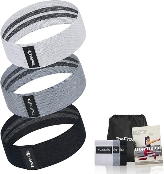 TheFitLife Resistance Exercise Bands for Women - Fabric Workout Bands for Booty, Hip, Glute, Leg, Thigh, Squat, Butt Lift Excersize and Fitness Loop Bands for Home Gym - Bloomnest