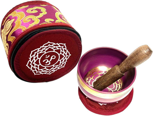 3 inches Crown Chakra Singing Bowl Meditation Bowls for Relaxation and Healing (Crown Chakra, 3 Inches)